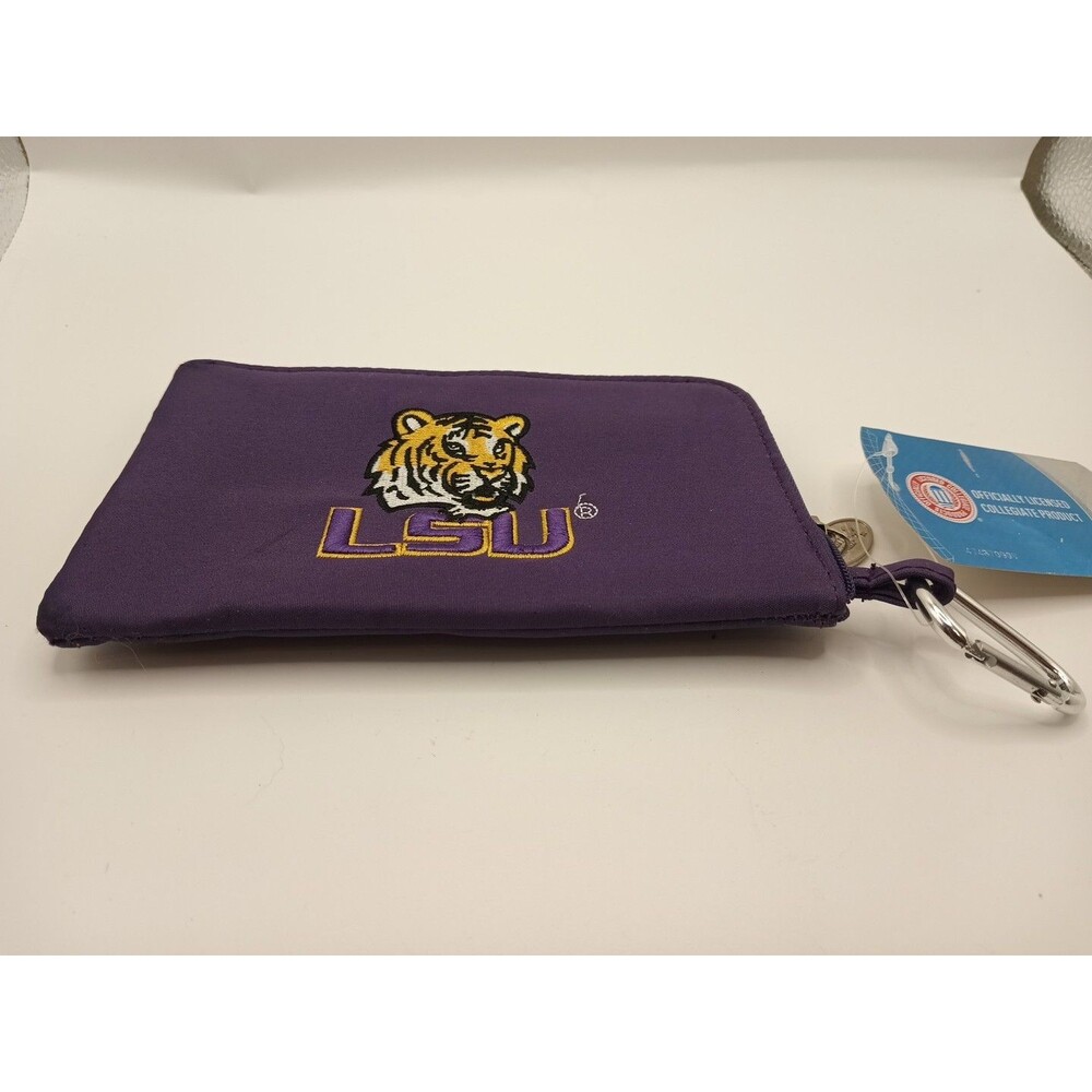 LSU Louisiana State Tigers ID Wallet Wristlet Cell Phone Case Charm 14 Purse